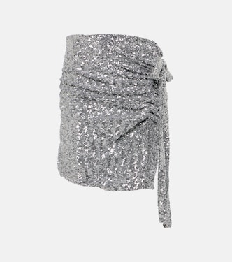 Minifalda con lentejuelas | Rabanne