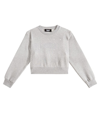 Sudadera de algodón adornada con logo | Versace Kids