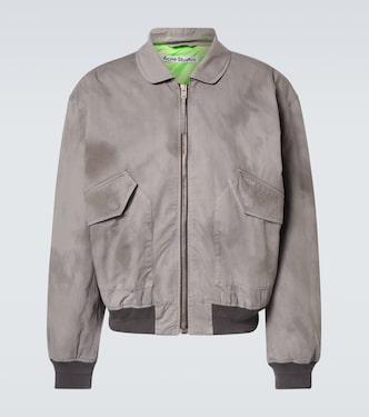Veste bomber en coton à logo | Acne Studios