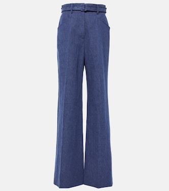 Norman cotton and linen wide-leg pants  | Gabriela Hearst