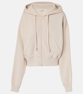 Sudadera con capucha de algodón bordada | Acne Studios