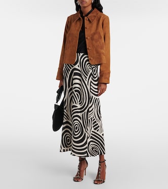 Dionne appliqué suede jacket | Rixo