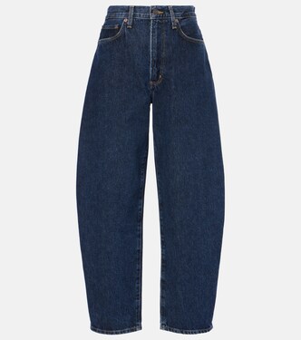 Balloon high-rise barrel-leg jeans | Agolde