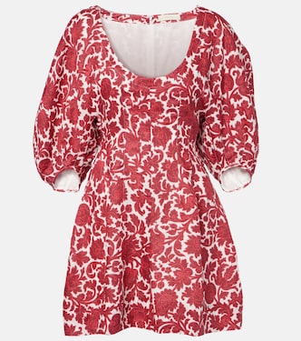 Raynara floral linen minidress | Faithfull