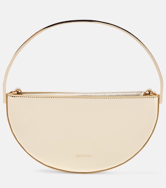 Pochette Purist Mini en cuir métallisé | Aquazzura