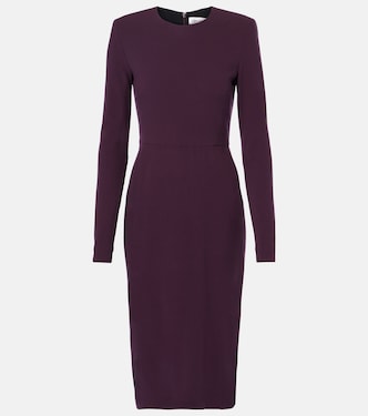 Midikleid aus einem Wollgemisch | Victoria Beckham