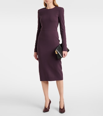 Wool-blend midi dress | Victoria Beckham