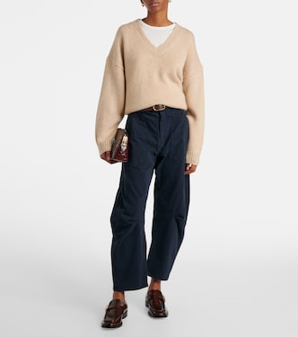 Pantaloni a gamba larga Shon in twill | Nili Lotan