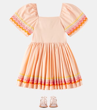 Abito Clotilde in cotone arricciato | Molo