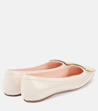 Trompette Ball leather ballet flats | Roger Vivier
