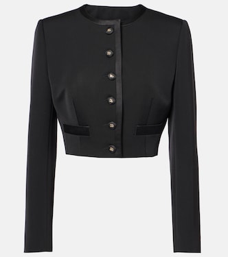 Cropped-Jacke aus einem Wollgemisch | Dolce&Gabbana