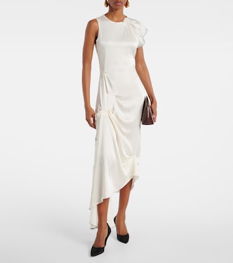 Abito midi in raso  | Victoria Beckham