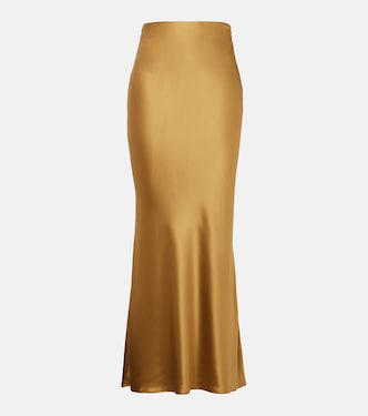 Silk charmeuse maxi skirt | The Sei