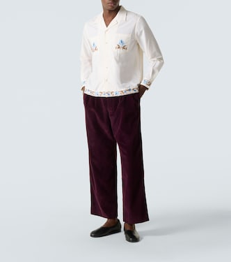 Pantalon ample McNab en velours côtelé | Bode