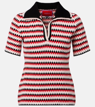 Checkers knitted polo | La DoubleJ