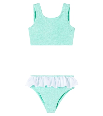 Olive ruffled bikini | Hunza G Kids