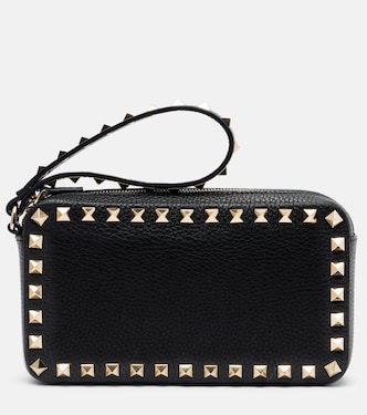 Rockstud Small leather clutch | Valentino Garavani
