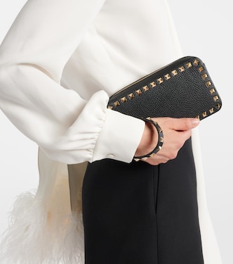 Clutch Rockstud Small in pelle | Valentino Garavani