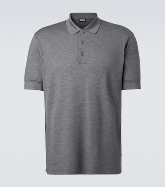 Polohemd aus Baumwolle und Seide | Zegna