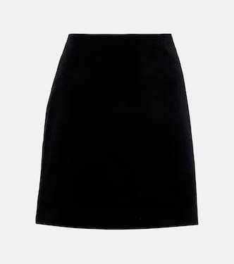 Coci cotton velvet miniskirt | Blazé Milano