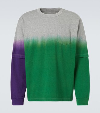 Dyed cotton sweatshirt | Sacai