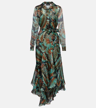 Paisley fringed silk gown | Etro