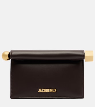 La Pochette Rond Carré Small leather clutch | Jacquemus