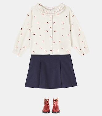 Jolène pleated skirt | Bonpoint