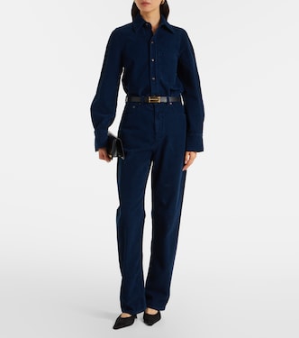 Cotton corduroy shirt | Victoria Beckham