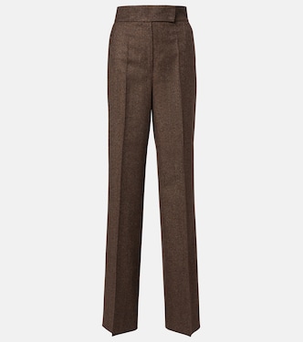 Virgin wool straight pants | Max Mara