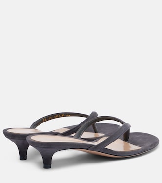 Calypso 35 suede thong sandals | Gianvito Rossi