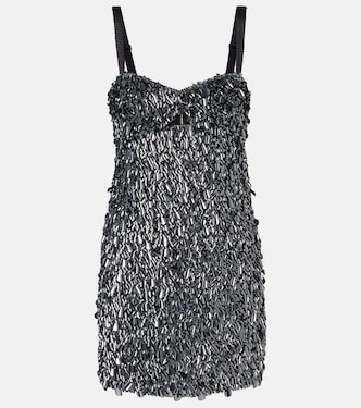 Vestido corto con lentejuelas | Dolce&Gabbana