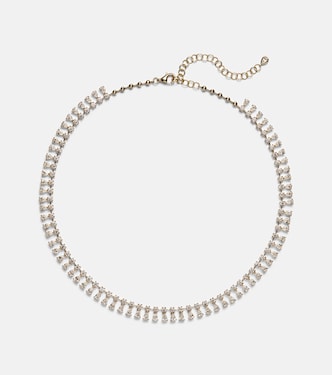 18kt gold necklace with diamonds | Anita Ko