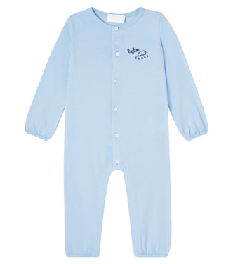 x Euan Roberts printed cotton onesie | Gucci Kids