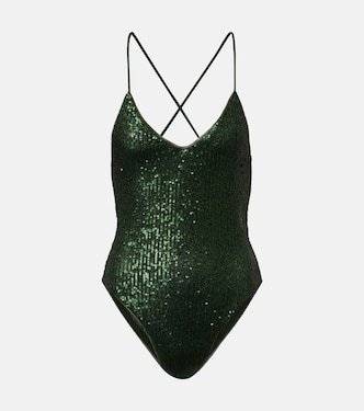 Fara sequined bodysuit | Norma Kamali