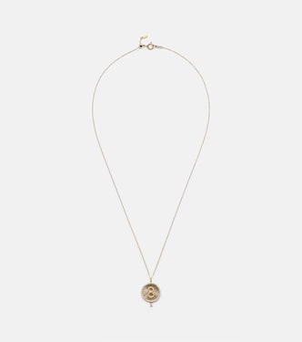 Lucky Charm Eight 18kt gold necklace with diamonds | Persée