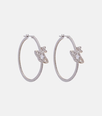 Orb embellished hoop earrings | Vivienne Westwood