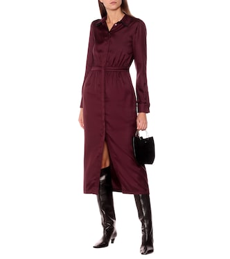 Lowell silk-twill midi dress | Gabriela Hearst