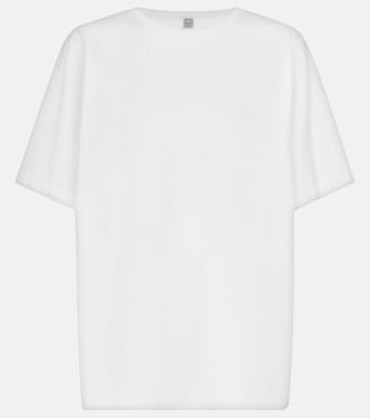 T-Shirt aus Baumwoll-Jersey | Toteme