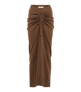 Wool and cashmere maxi skirt | Christopher Esber