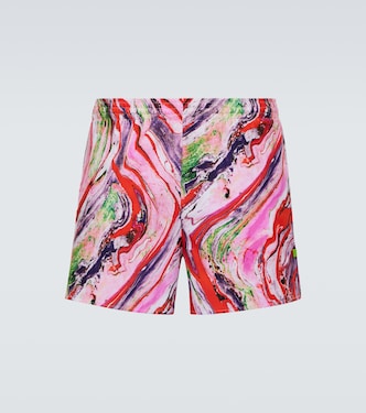 Bañador con estampado marmolado | Acne Studios