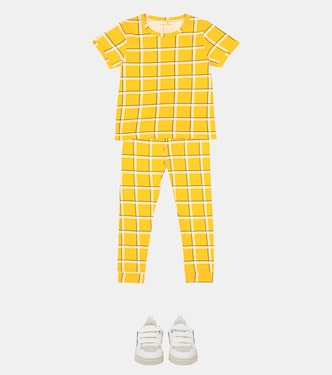 Kariertes T-Shirt aus Baumwolle | Mini Rodini