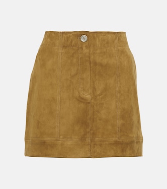 Minirock Linette aus Veloursleder | Stouls