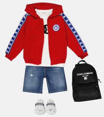 Zaino in nylon con logo | Dolce&Gabbana Kids