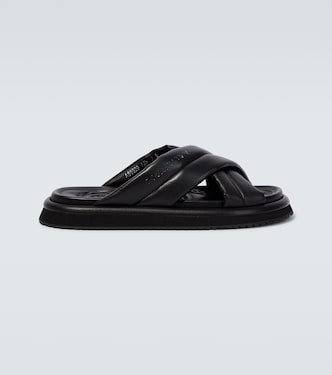 Padded crossover slides | Dolce&Gabbana