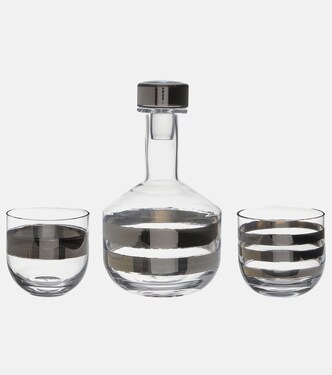 Tank whiskey glasses and decanter set | Tom Dixon