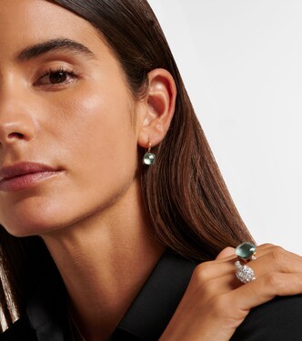 Boucles d’oreilles Nudo Petit en or 18 ct et topazes | Pomellato