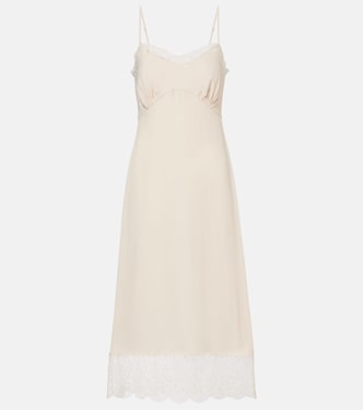 Abito sottoveste in crêpe de chine | Simone Rocha