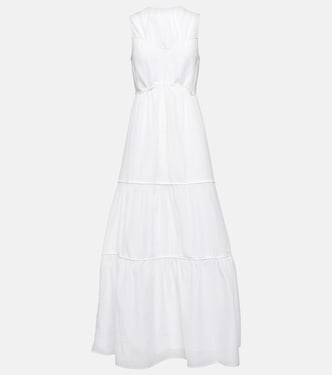 Emme tiered cotton and silk dress | SIR