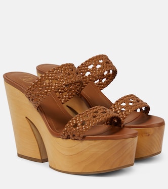 Sandali Pamela in pelle con plateau | Malone Souliers